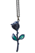 IVXLCDM BLUE ROSE NECKLACE