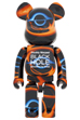 BE@RBRICK Doubly Warped BLACK HOLE 1000％