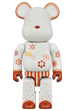 九谷BE@RBRICK 匠【赤絵雪華紋】 400％