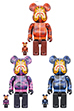 BE@RBRICK BAPE(R) CAMO TIGER 100％ & 400％ ［RED／PURPLE／BLUE］