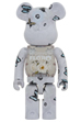 BE@RBRICK FLOR@ #2 White 1000％