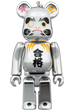 BE@RBRICK 達磨 合格 銀メッキ 100％