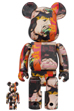 BE@RBRICK Andy Warhol × The Rolling Stones “Love You Live” 100％ & 400％