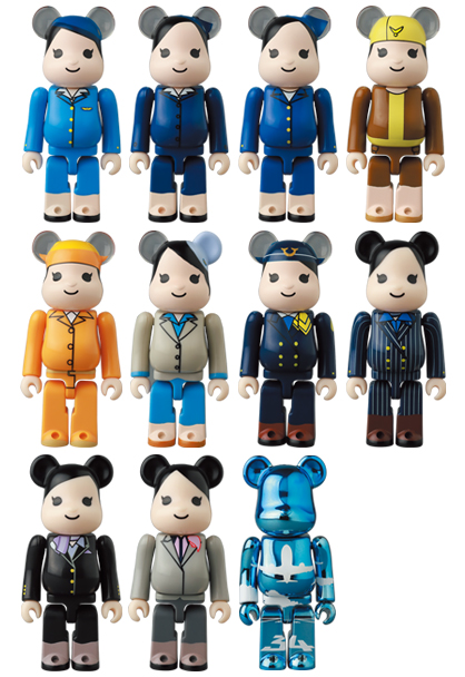 【新品】BE@RBRICK ANA創立70周年記念歴代制服コレクションベアブリック