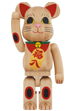 BE@RBRICK カリモク 招き猫 参 1000％