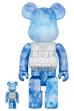 MY FIRST BE@RBRICK B@BY CRYSTAL OF SNOW Ver. 100％ & 400％