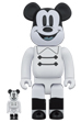 BE@RBRICK Nighttime Mickey 100％ & 400％