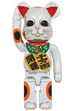 BE@RBRICK 招き猫 開運・千万両 銀メッキ 1000％