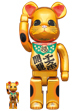 BE@RBRICK 招き猫 開運・千万両 金メッキ 100％ & 400％