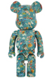 BE@RBRICK × Van Gogh Museum Floral Pattern 50th Anniversary Design Van Gogh Museum 1000％