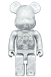 BE@RBRICK FLOR@ SILVER 400％