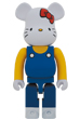 BE@RBRICK HELLO KITTY (青オーバーオール版) 1000％