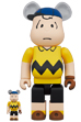 MLB × PEANUTS BE@RBRICK Charlie Brown (NEW YORK METS) 100％ & 400％