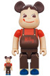 BE@RBRICK ペコちゃん チョコレートミルキー 100％ & 400％