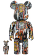 BE@RBRICK JEAN-MICHEL BASQUIAT #11 100％ & 400％