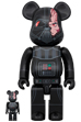 BE@RBRICK DARTH VADER(TM) DAMAGE Ver. (OBI-WAN KENOBI Ver.) 100％ & 400％