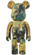 BE@RBRICK PUSHEAD #5 GOLD 1000％