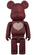 BE@RBRICK カリモク Alexander Girard International Love Heart 400％