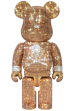 BE@RBRICK CRYSTAL DECORATE mastermind JAPAN GOLD & SILVER Ver. 400％