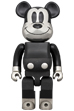 BE@RBRICK ROYAL SELANGOR MICKEY MOUSE B&W Ver. 400％