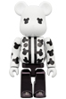 BE@RBRICK メ組 はっぴ 白メッキ 100％
