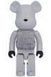 BE@RBRICK 2G WHITE CHROME 1000％