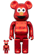 BE@RBRICK ELMO CHROME Ver. 100％ & 400％