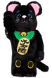 BE@RBRICK 招き猫 着ぐるみ 黒 400％