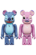 BE@RBRICK STITCH & ANGEL 2PCS SET