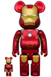 BE@RBRICK IRON MAN MARK IV 100％ & 400％