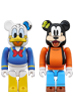 BE@RBRICK DONALD DUCK & GOOFY 2PCS SET