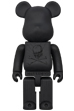 BE@RBRICK カリモク mastermind JAPAN 墨黒 400％