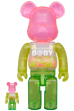 MY FIRST BE@RBRICK 1st Color Clear Ver. 100％ & 400％