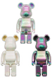 BE@RBRICK AUDIO IRIDESCENT 400％ Portable Bluetooth(R) Speaker CRYSTAL HALO／PEARL MIRAGE／BLACK AURORA