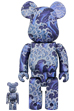 BE@RBRICK 葛飾北斎 上町祭屋台天井絵「男浪」100％ & 400％