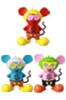 VCD ANDY MOUSE RED／LIGHT BLUE／PINK