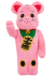BE@RBRICK 招き猫 着ぐるみ 桃色 1000％