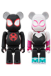 BE@RBRICK SPIDER-MAN(Miles Morales) & SPIDER-GWEN 2PCS SET