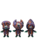 HUMAN ROBOT PANDEAD(Halloween canvas) set of 3