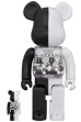 MY FIRST BE@RBRICK BLACK & WHITE Ver. 100％ & 400％