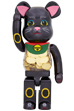 BE@RBRICK 招き猫 小判 千万両 黒メッキ 1000％