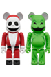 BE@RBRICK SANTA JACK & OOGIE BOOGIE 2PCS SET