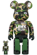 BE@RBRICK LBWK × BAPE(R)  100％ & 400％