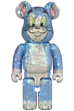 BE@RBRICK CRYSTAL DECORATE TOM (Classic Color) 400％ (TOM AND JERRY)