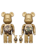 BE@RBRICK 風神雷神 100％ & 400％ 4 PCS SET