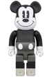 BE@RBRICK MICKEY MOUSE B&W Ver.（MICKEY MOUSE & FRIENDS） 400％
