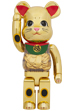 BE@RBRICK 招き猫 小判 開運 弍 金メッキ 1000％
