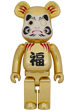 BE@RBRICK 達磨 金メッキ 1000％