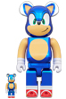 BE@RBRICK SONIC THE HEDGEHOG CHROME Ver. 100％ & 400％