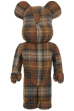 BE@RBRICK HARRIS TWEED HEBRIDES BROWN 1000％